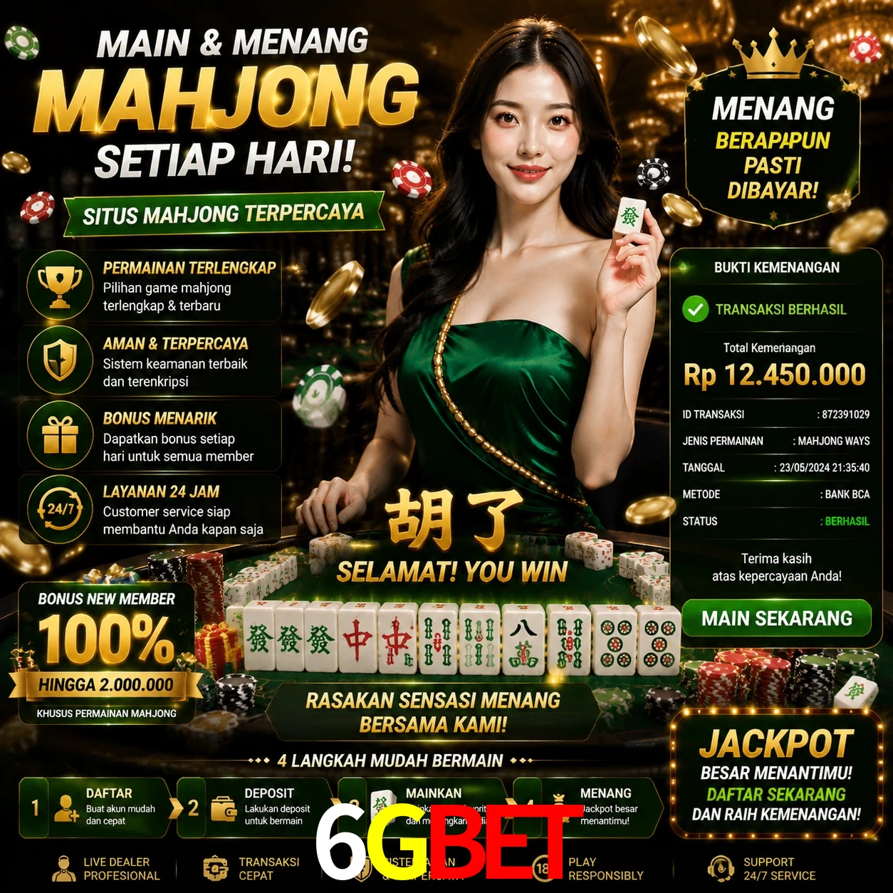 Ganhar e sacar na 6GBet